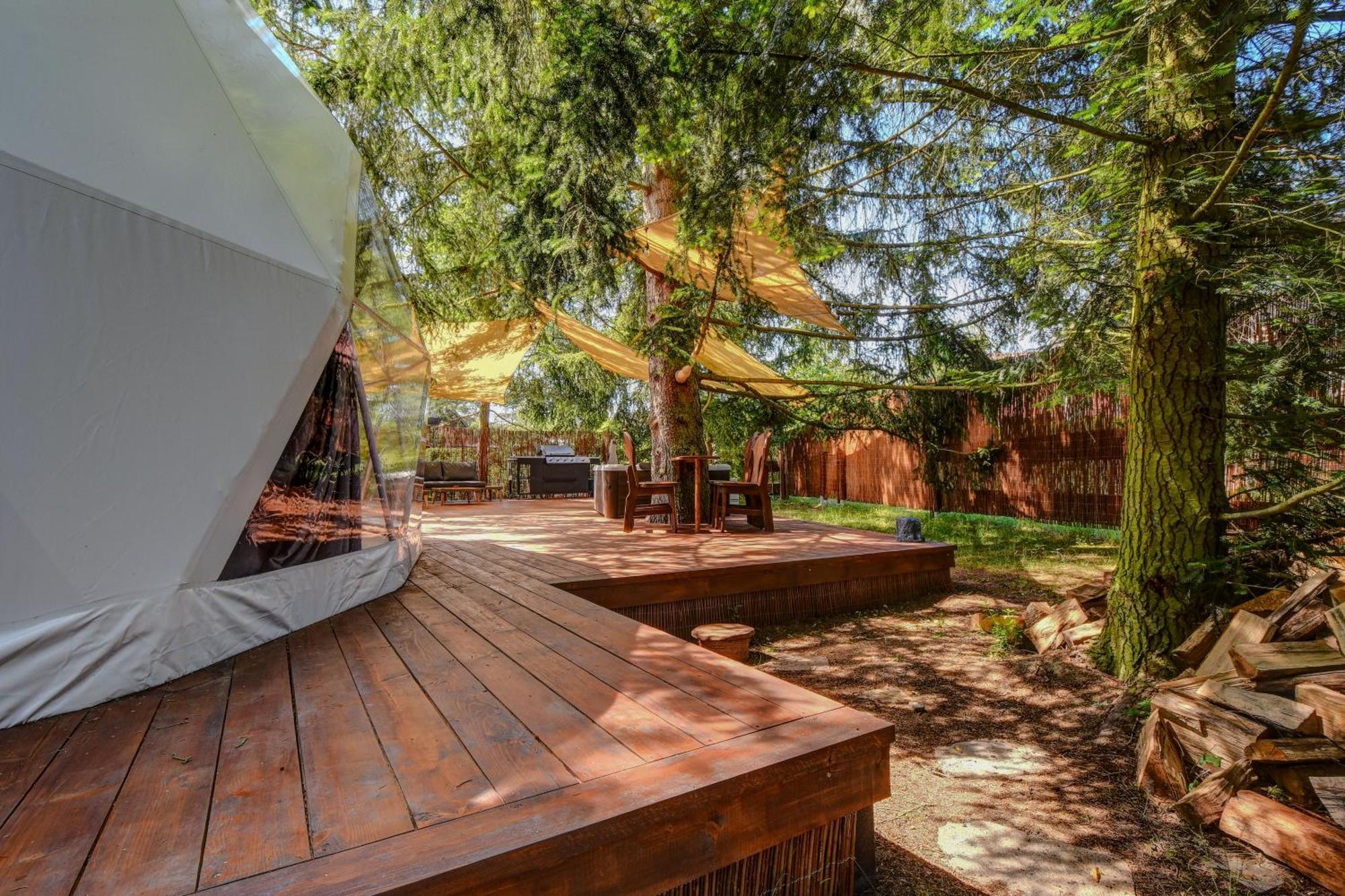 Tiche Misto Glamping Hotel Slapy  Exterior foto